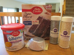 Disney Frozen Cupcake Ingredients