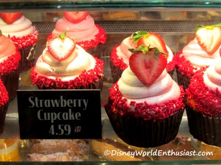Disney World Strawberry Cupcake