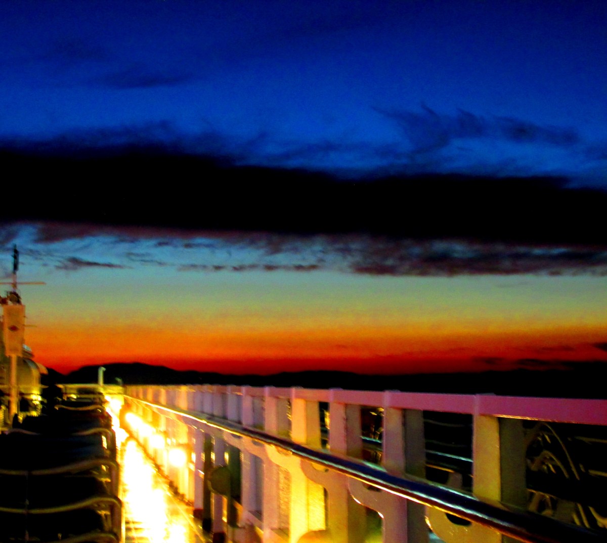 Disney Alaska Cruise Sunset