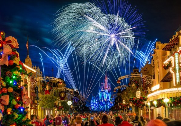 Magic Kingdom Holiday Fireworks