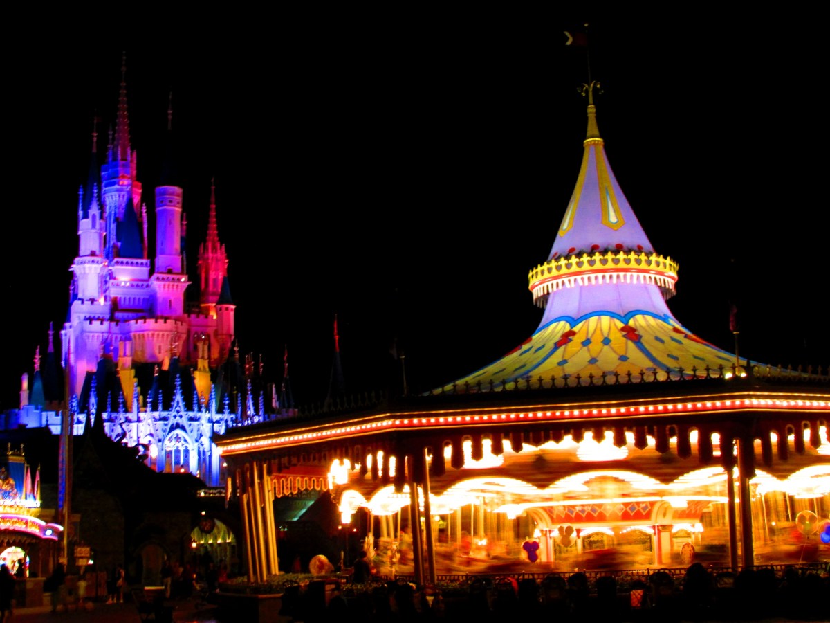 Magic Kingdom At Night