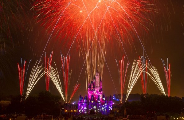 4th of July Castle Fireworks