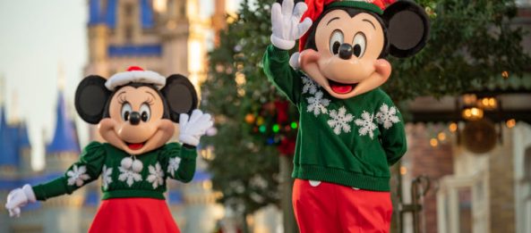 Christmas Mickey and Minnie