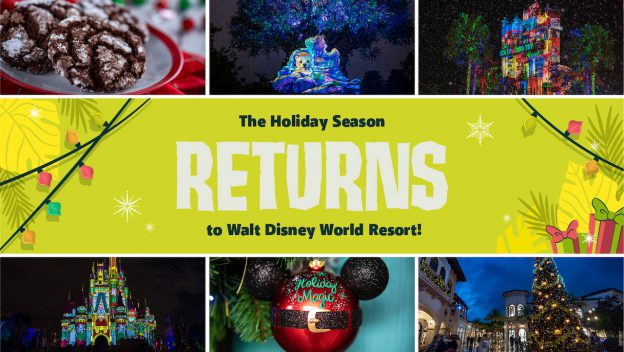 Holidays Return To Walt Disney World